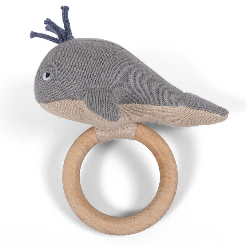 Willie the whale rattle Grey image 0