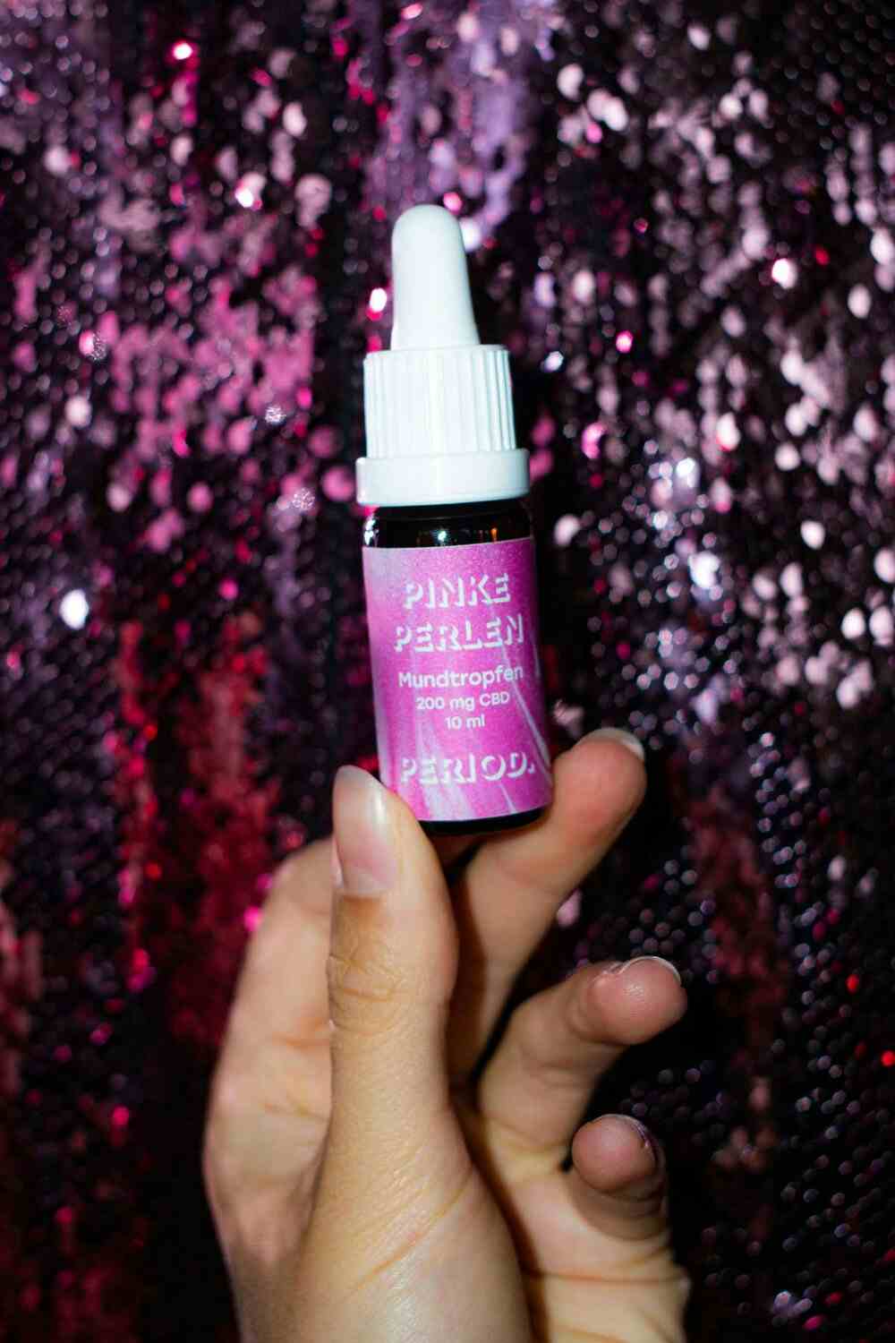 Pink pearls mouth drops for period symptoms relief 