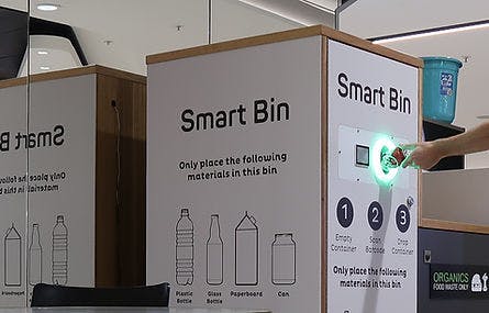 Smart bin that solves the problem of recycling contamination image 0
