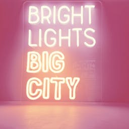 Bright lights - big city led neon light image 0