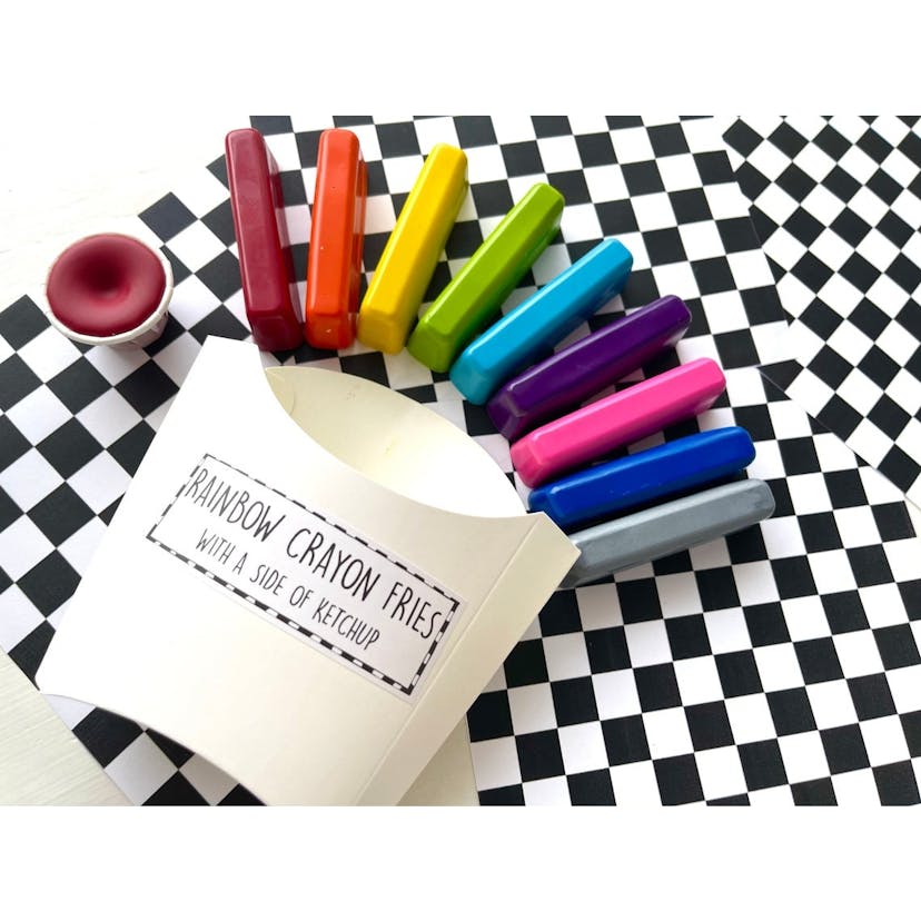 Rainbow Crayon Fries image 0