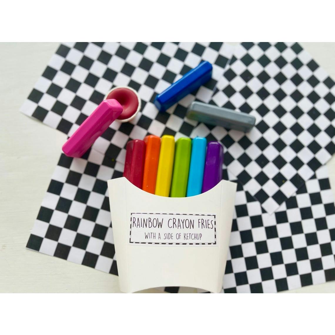 Rainbow Crayon Fries image 1