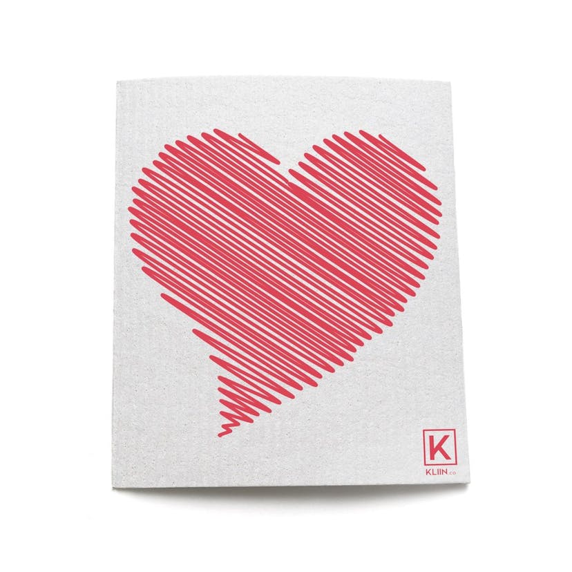 Small reusable and compostable towel heart stopper image 0