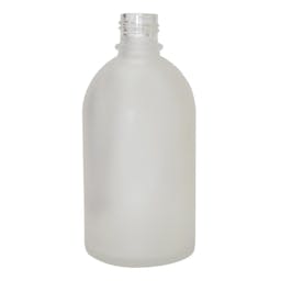 Frosted Boston 250ml round glass bottle (24/410 neck) image 0