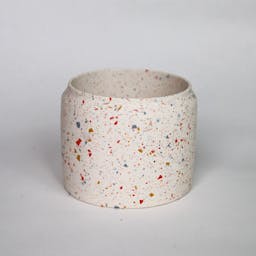 Hand Made Medium Plant Pot CANDY with Terrazzo look and feel image 2