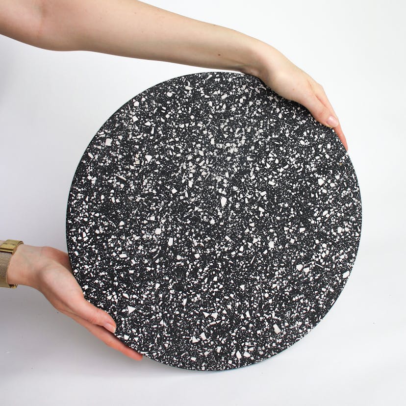 Hand made large tray with recreated Terrazzo look and feel image 0