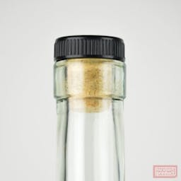 375ml Bordelaise Round Bottle with Cork Stopper image 1